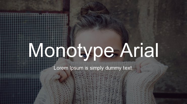 arial font family free download